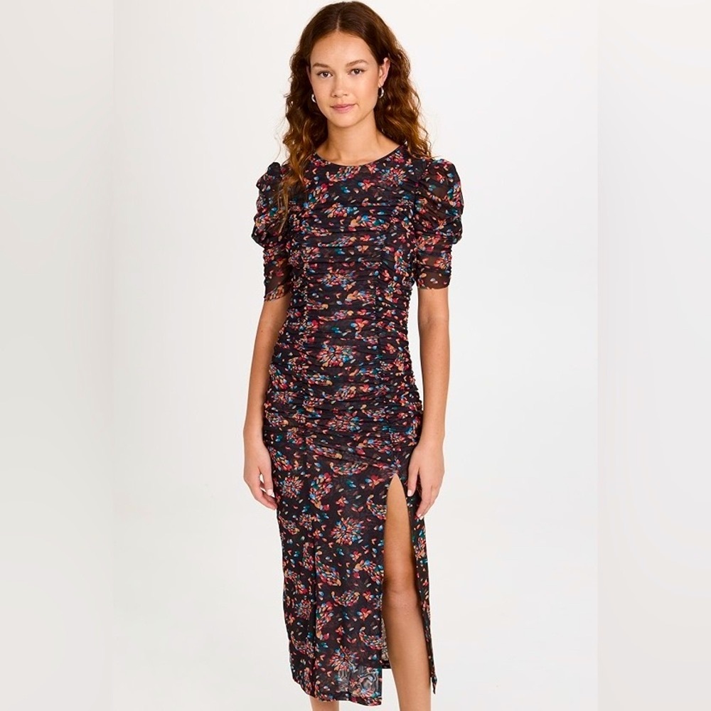 Free People Briella Midi Dress Twilight Combo